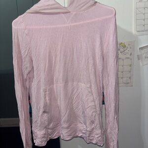 Work shop XS Light Pink Hooded Long Sleeve Pullover